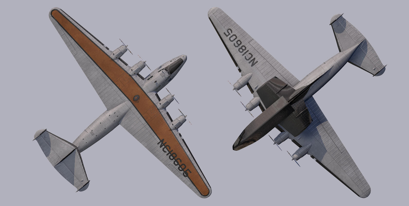 Boeing B-314 Clipper - C-98 3D model_8