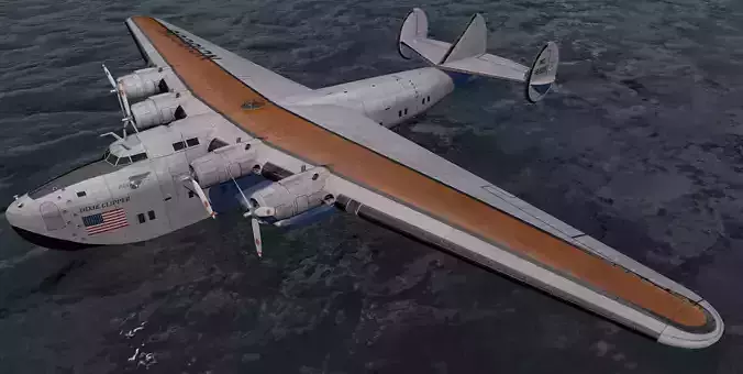 Boeing B-314 Clipper - C-98 3D model