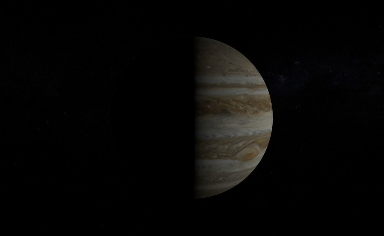Planet Jupiter 3D model_12