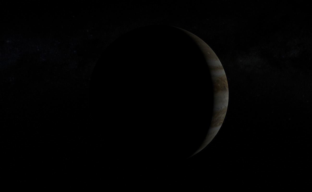 Planet Jupiter 3D model_2