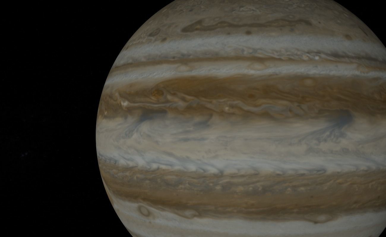 Planet Jupiter 3D model_4