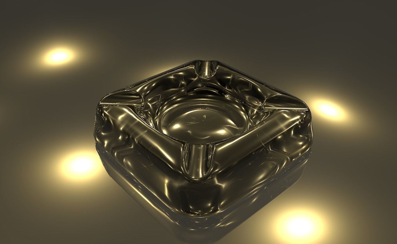 Ashtray glass 3D model_27