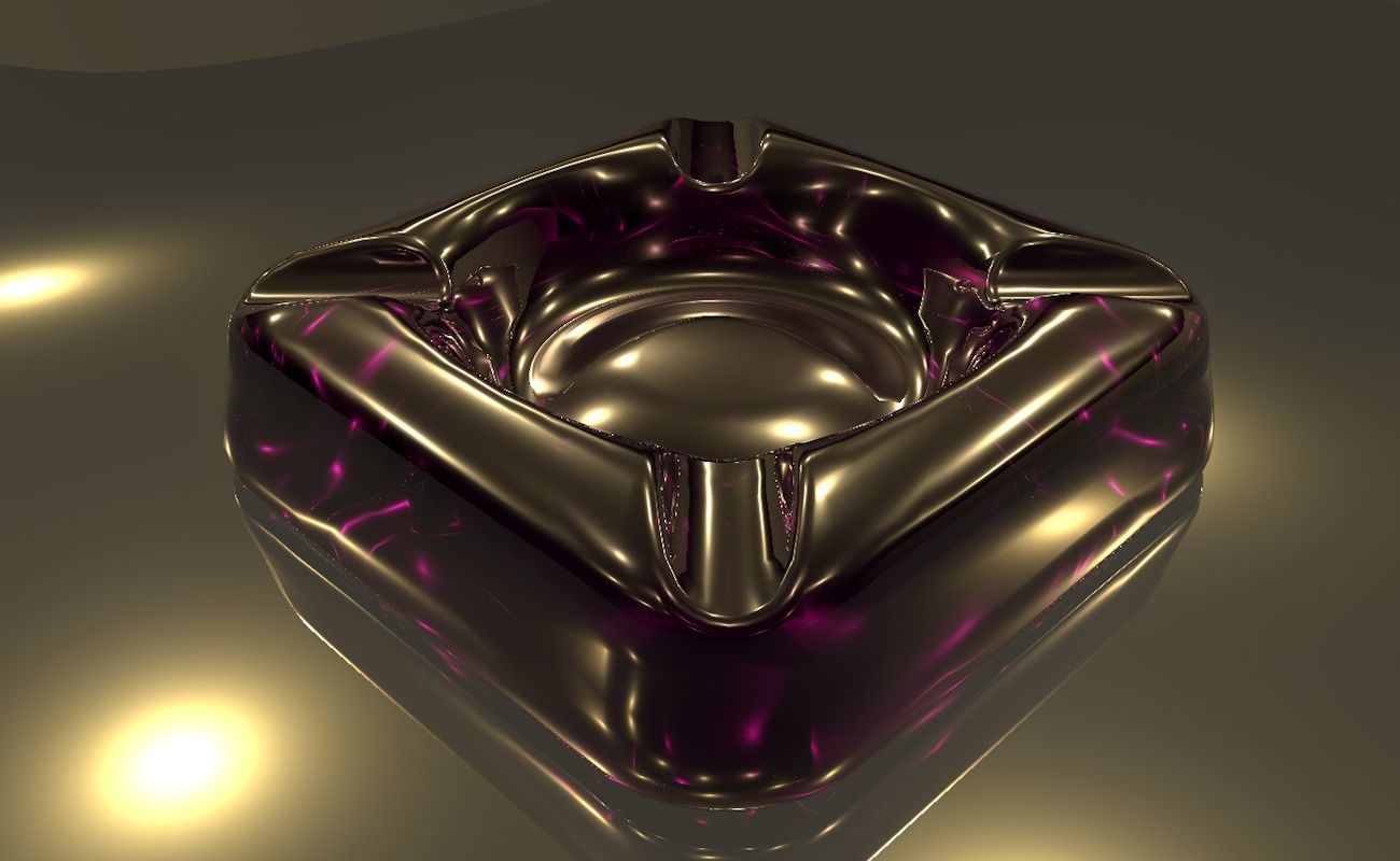 Ashtray glass 3D model_32