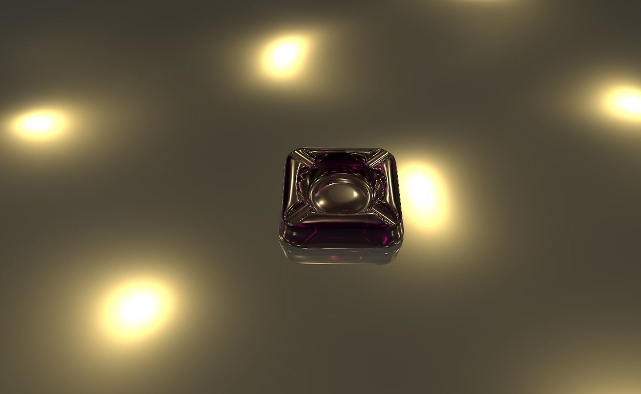 Ashtray glass 3D model_5