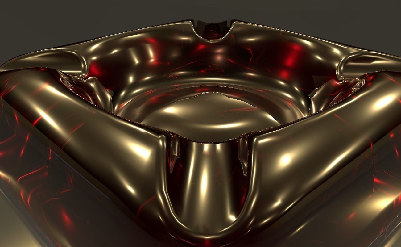 Ashtray glass 3D model_50