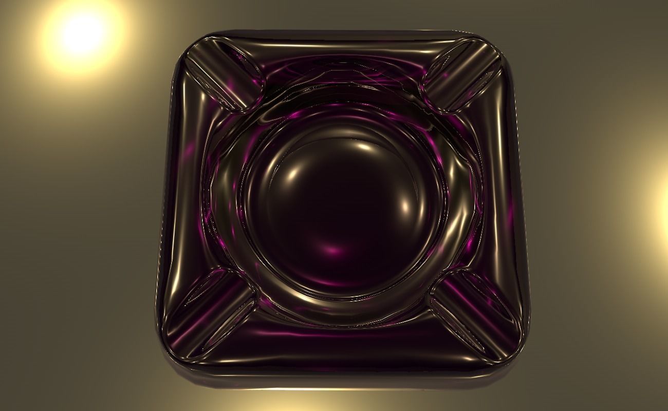 Ashtray glass 3D model_24