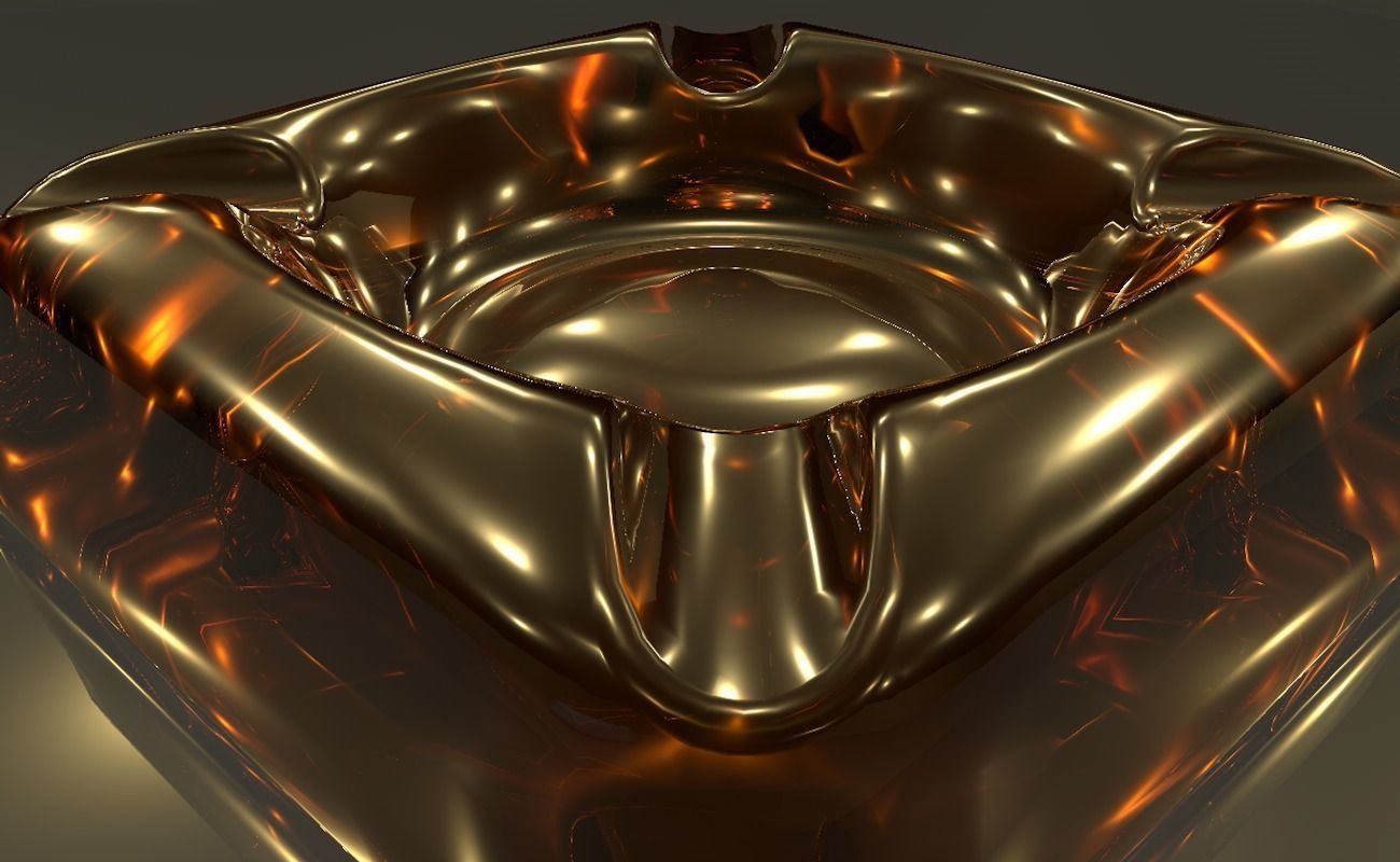 Ashtray glass 3D model_14