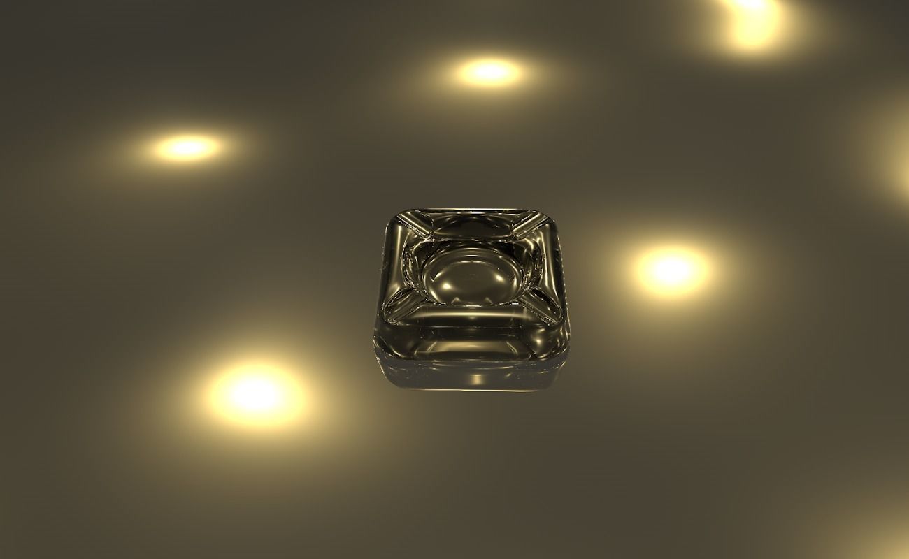 Ashtray glass 3D model_23