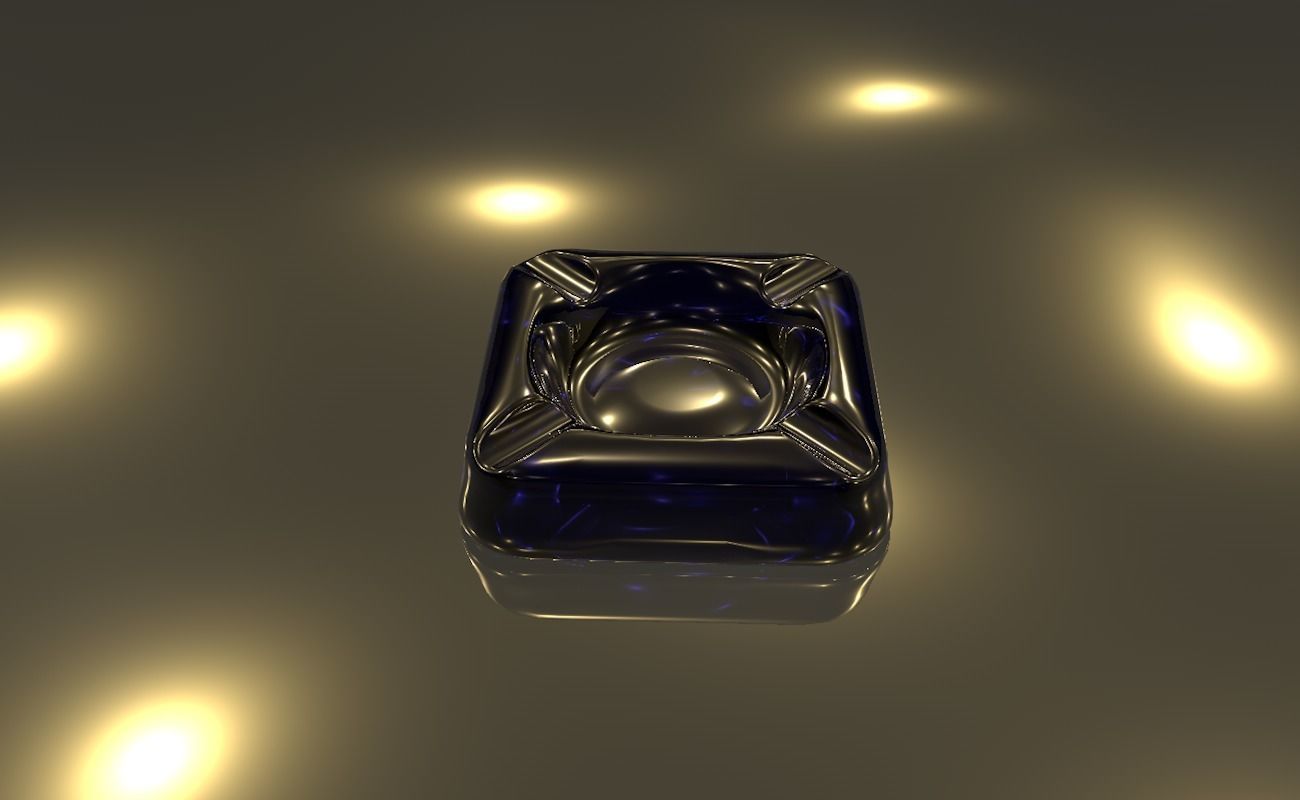 Ashtray glass 3D model_35