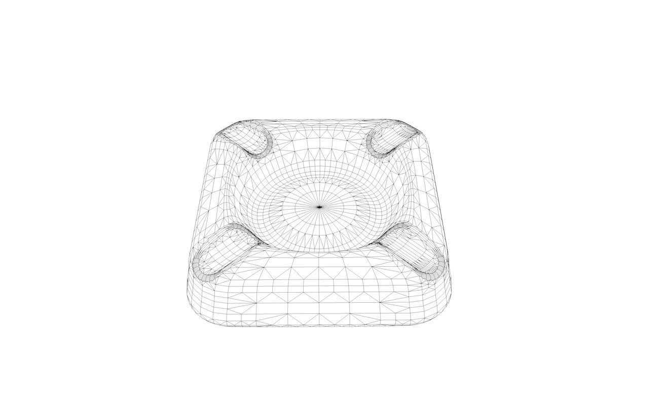 Ashtray glass 3D model_53