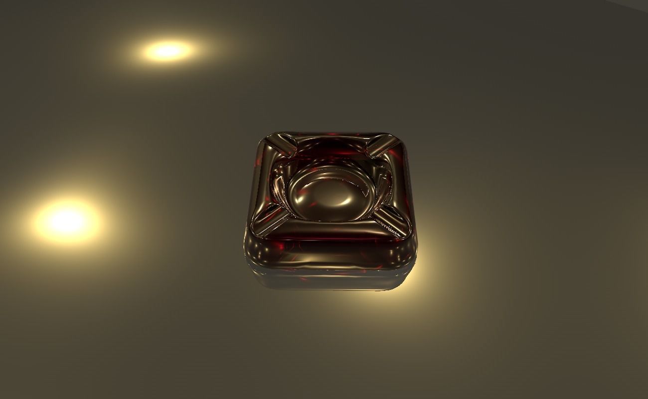 Ashtray glass 3D model_52
