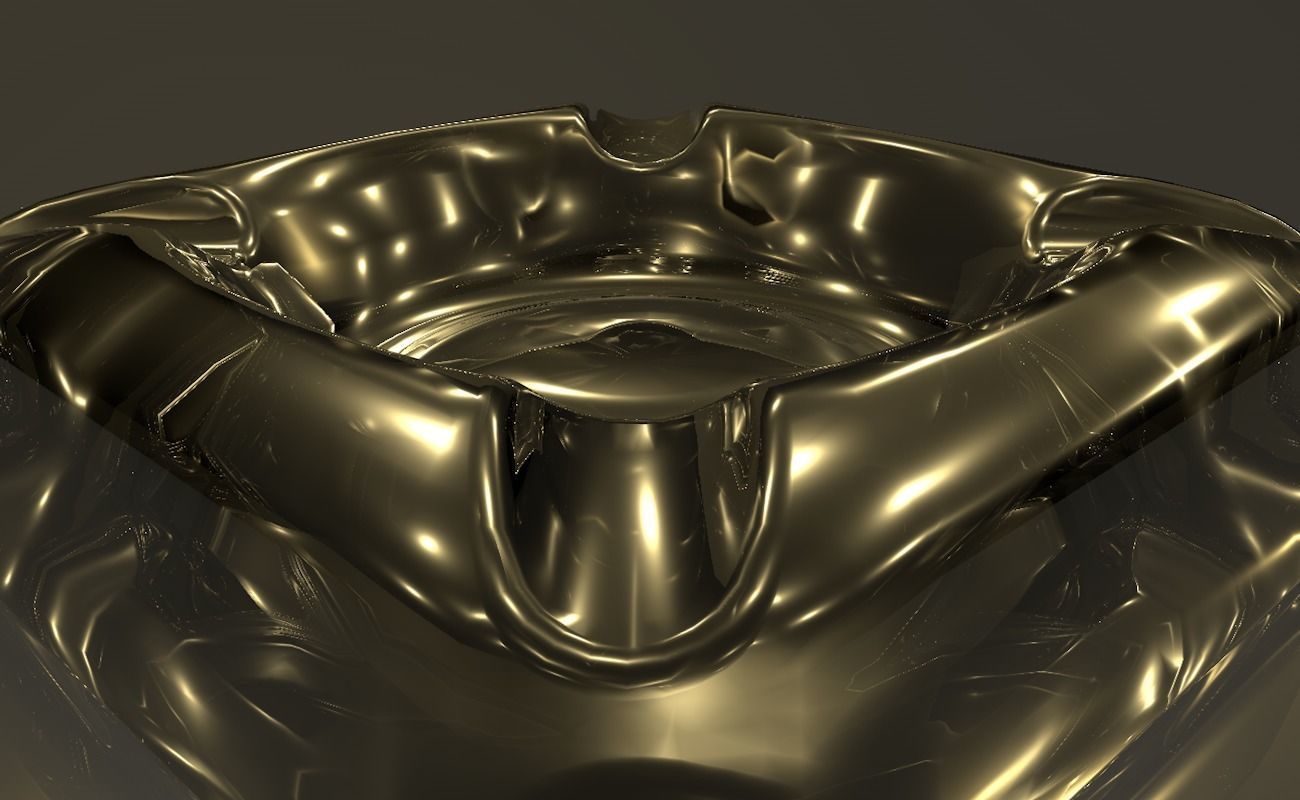 Ashtray glass 3D model_13