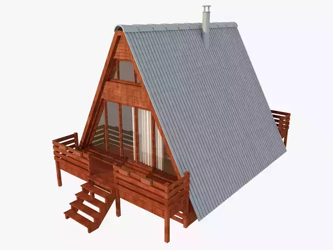 Bungalow House 3d model 3D model