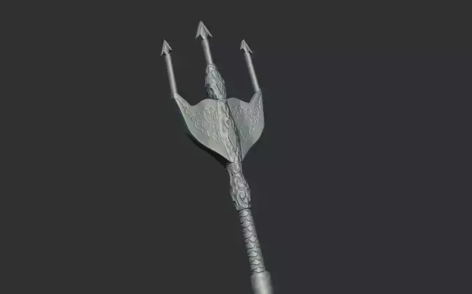 TRIDENT MODEL spear 3D print model