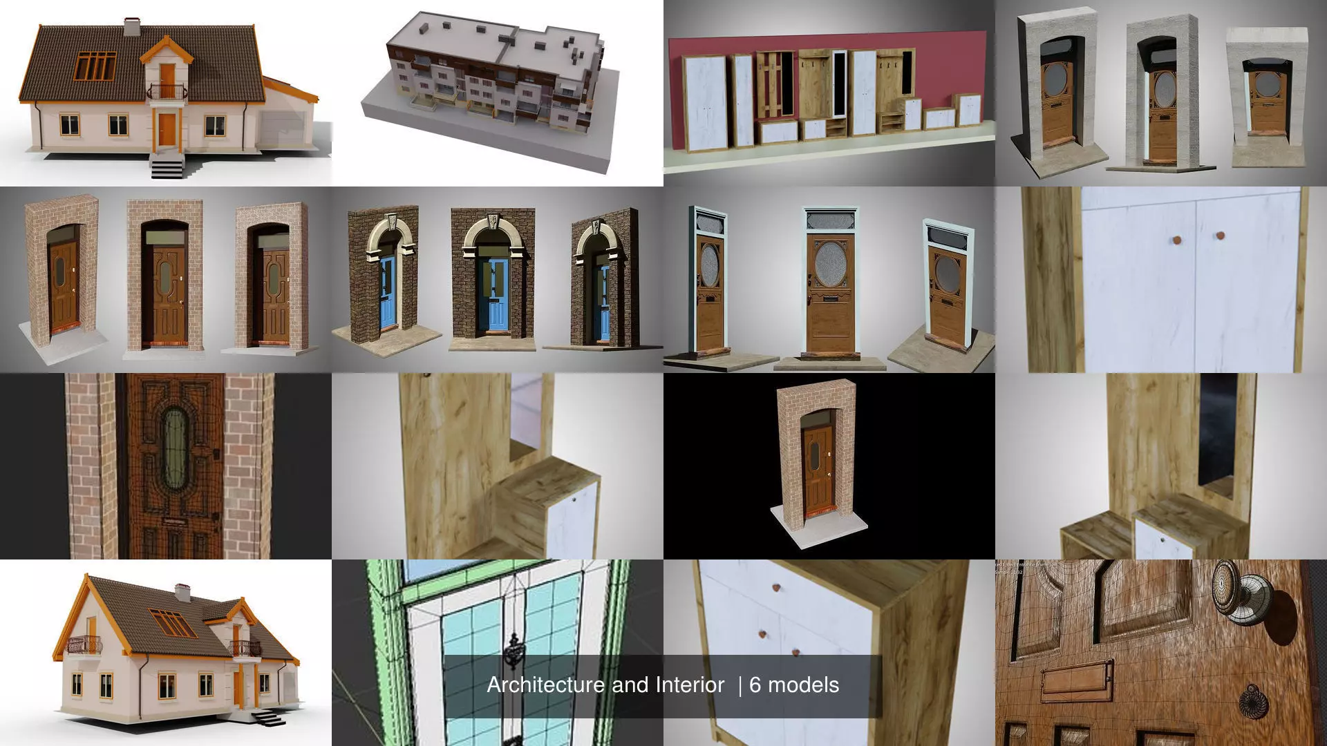 Architecture and Interior  3D Model Collection_0