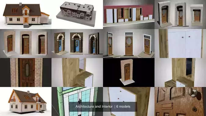 Architecture and Interior  3D Model Collection