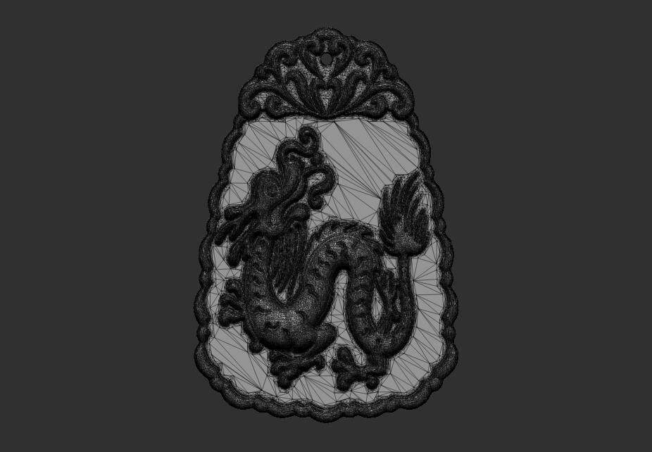 jade carving 3D print model_3