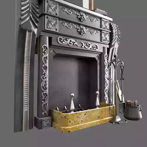 Old Furnace Vray Maya scene