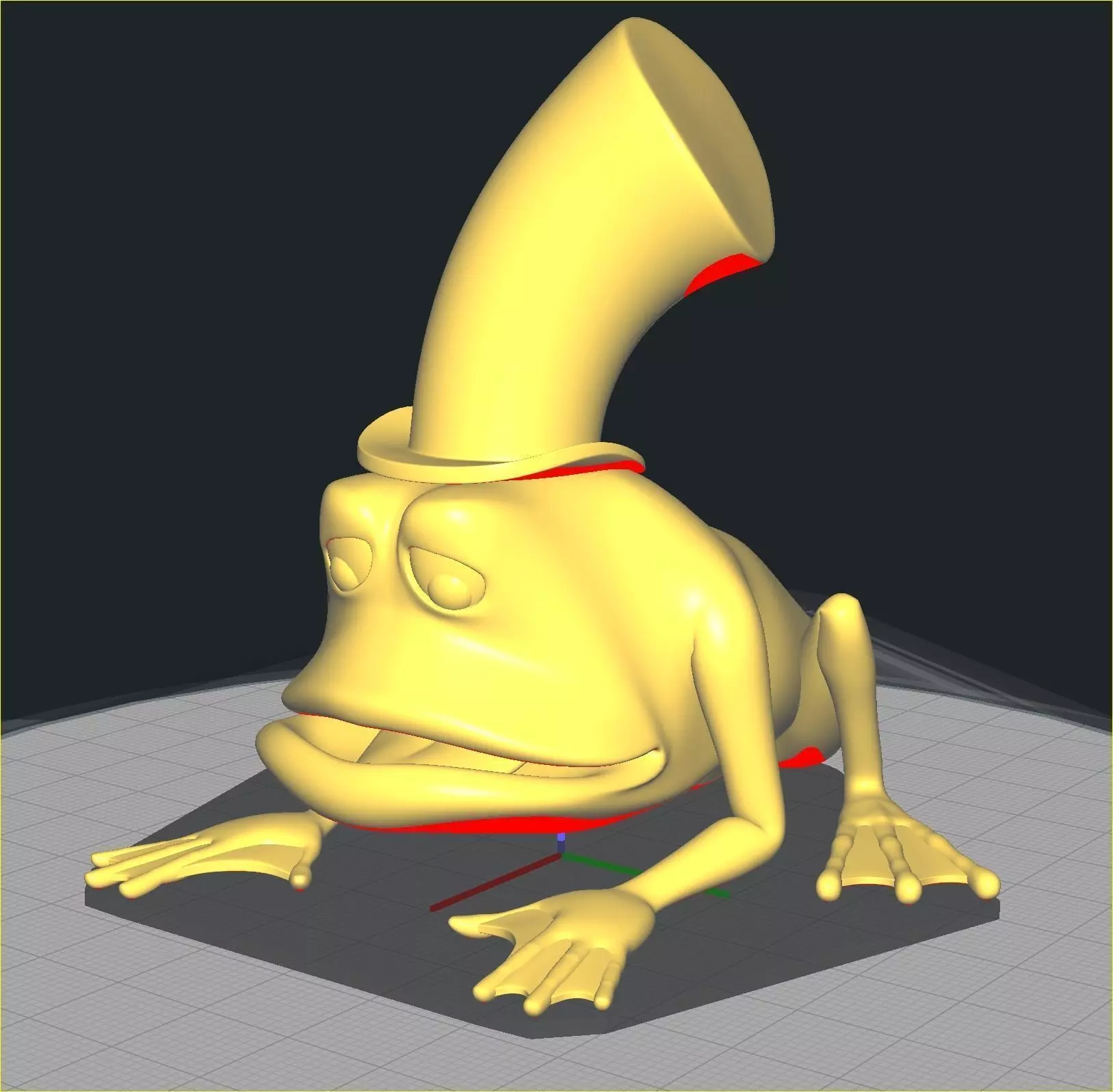 Michigan J Frog 3D print model_0