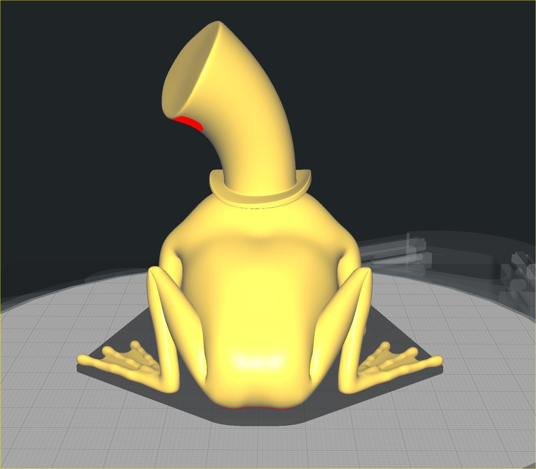Michigan J Frog 3D print model_1