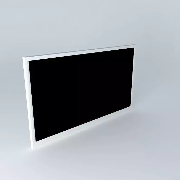 19 LCD HDTV Free 3D model_0