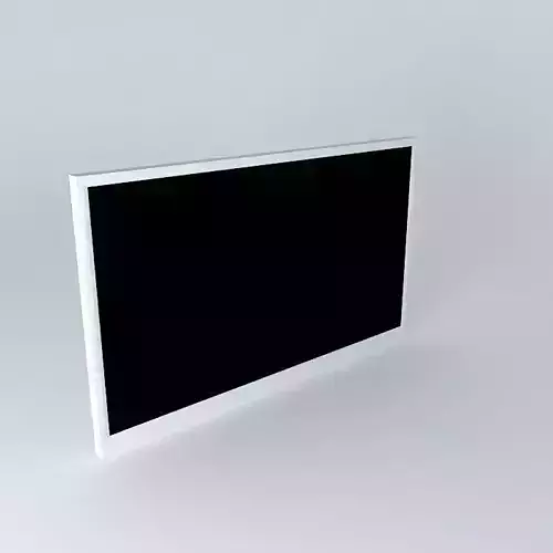 19 LCD HDTV Free 3D model