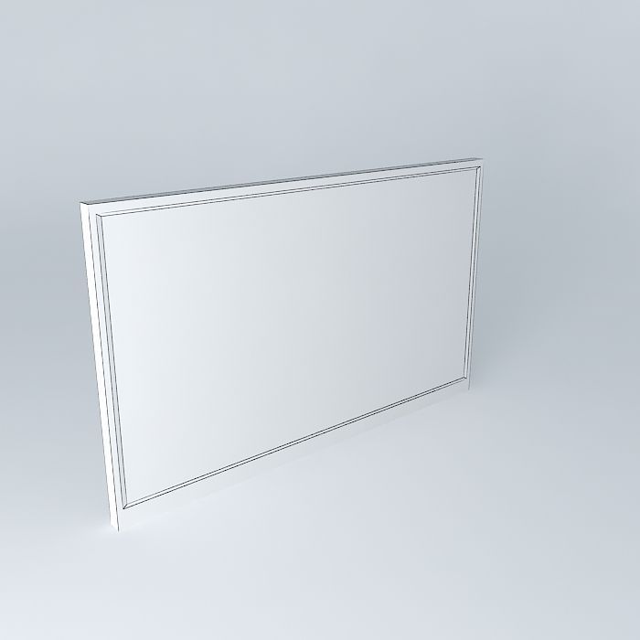 19 LCD HDTV Free 3D model_3