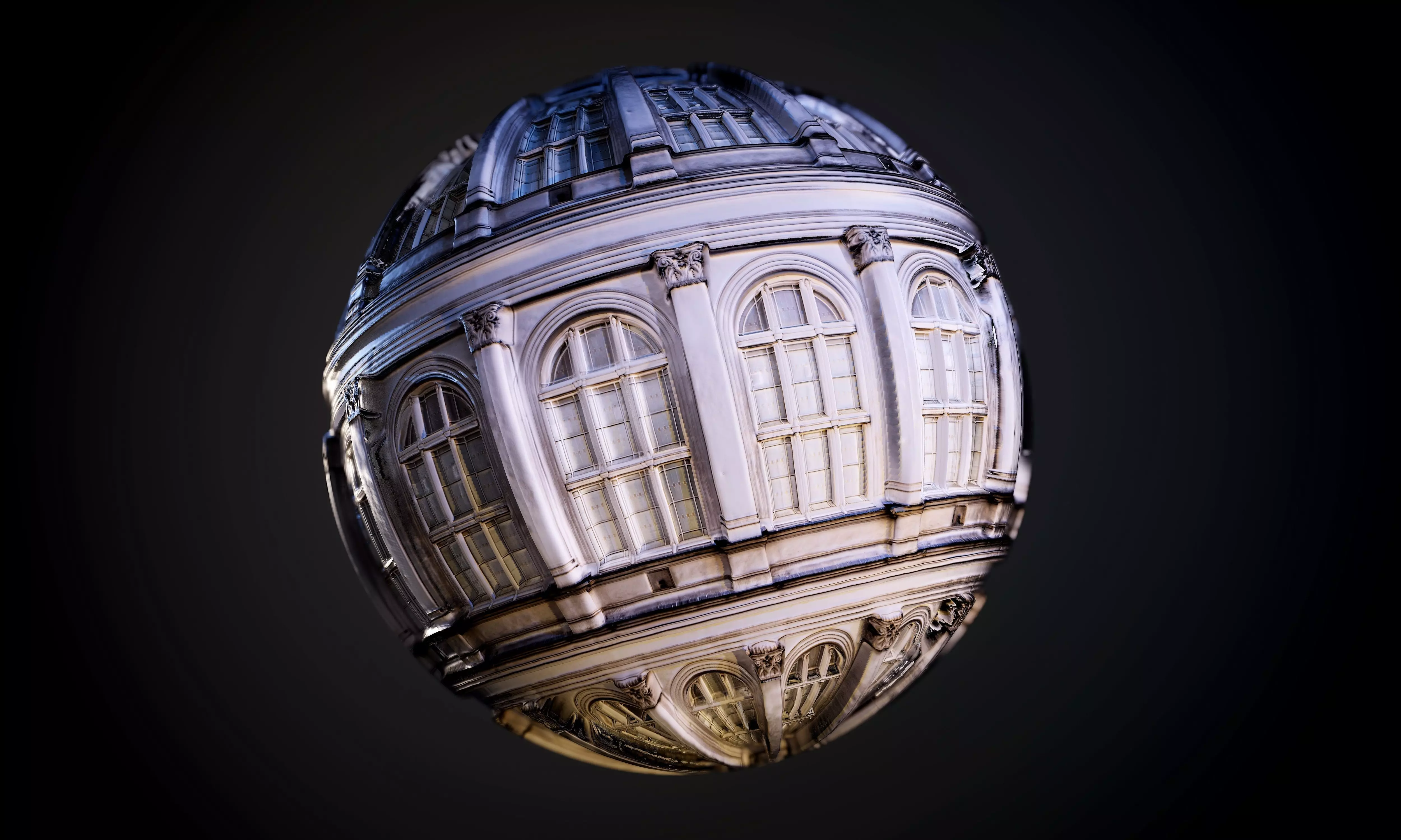 Building Window Ornate Seamless PBR Texture Texture_0