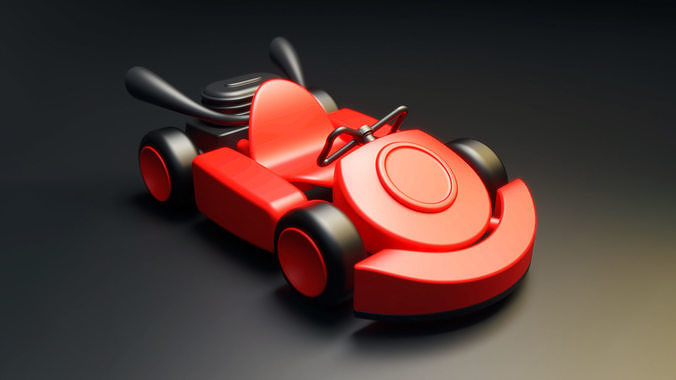 Toy Kart 3D model