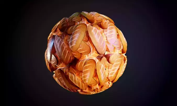 Food Bread Seamless PBR Texture