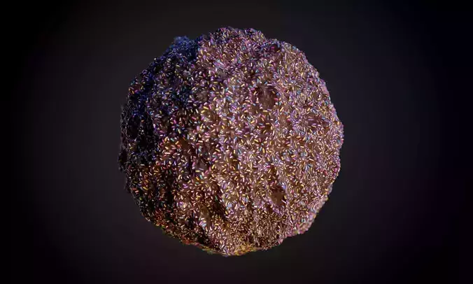 Food Ice Cream Chocolate Seamless PBR Texture