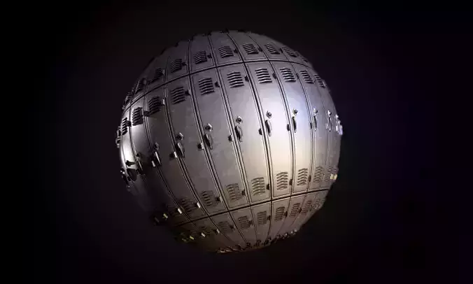 Metal Locker Seamless PBR Texture