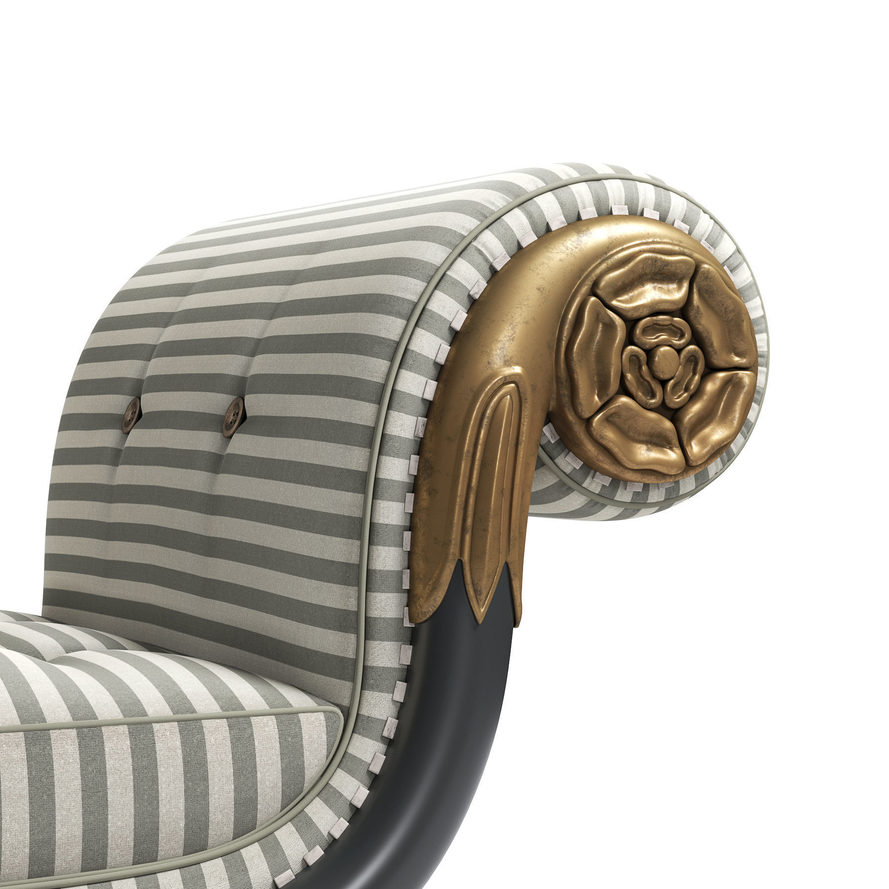 Regency Window Seat 3D model_4