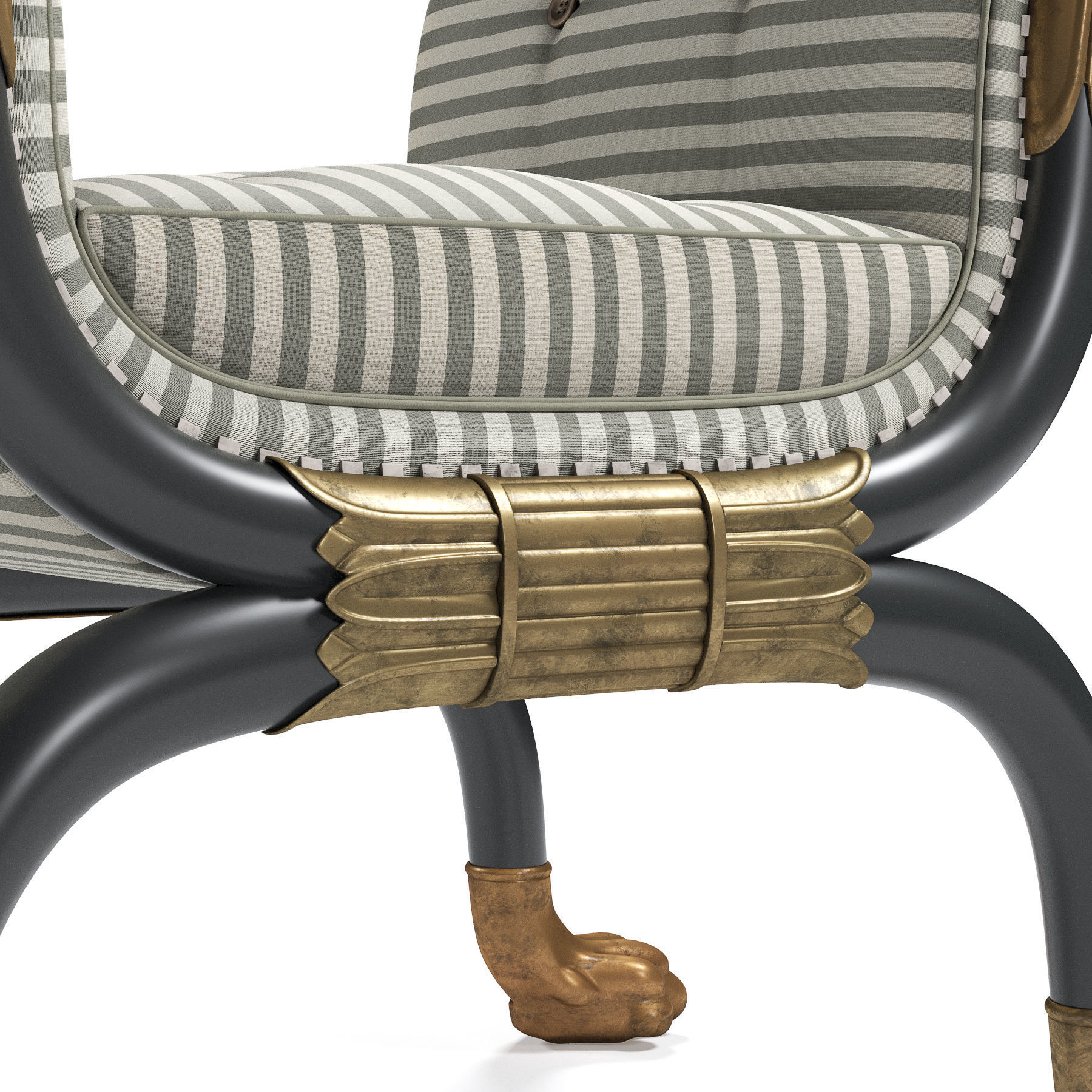 Regency Window Seat 3D model_6