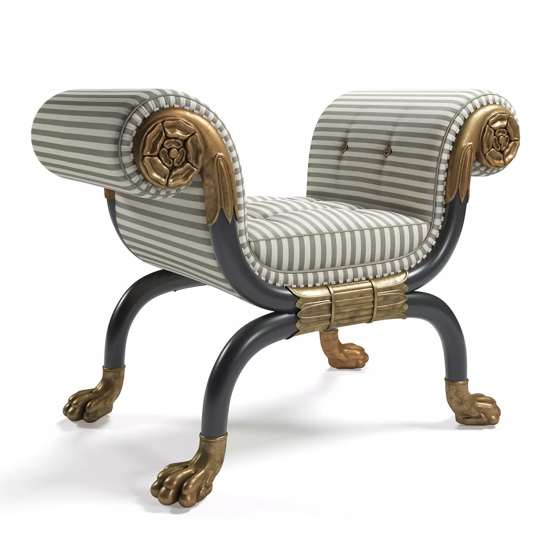 Regency Window Seat 3D model_0