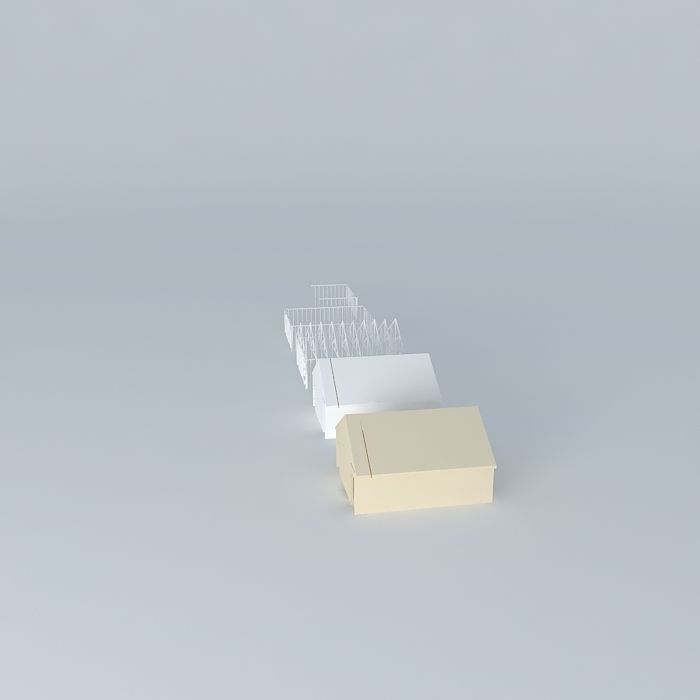 How to build a small wooden house Free 3D model_2