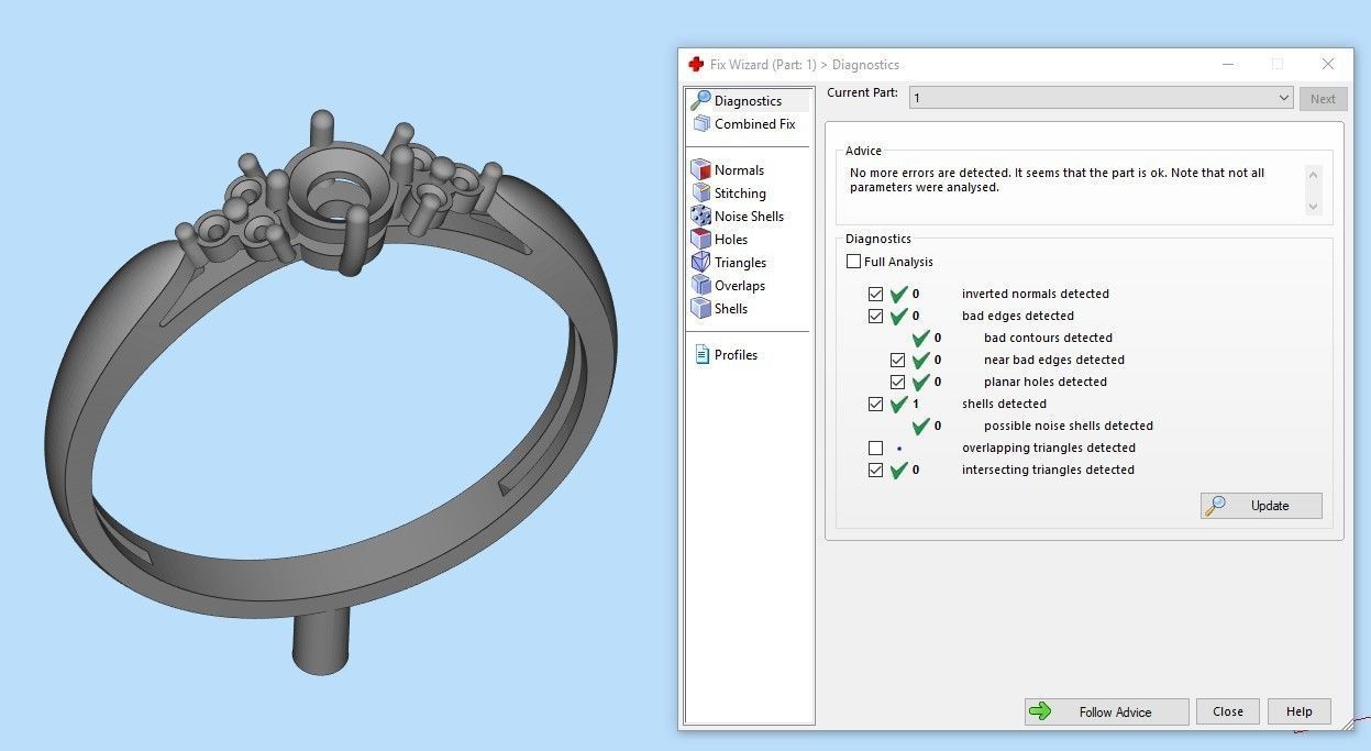 solitaire wedding engagement women diamond ring  3dm stl  3D print model_15