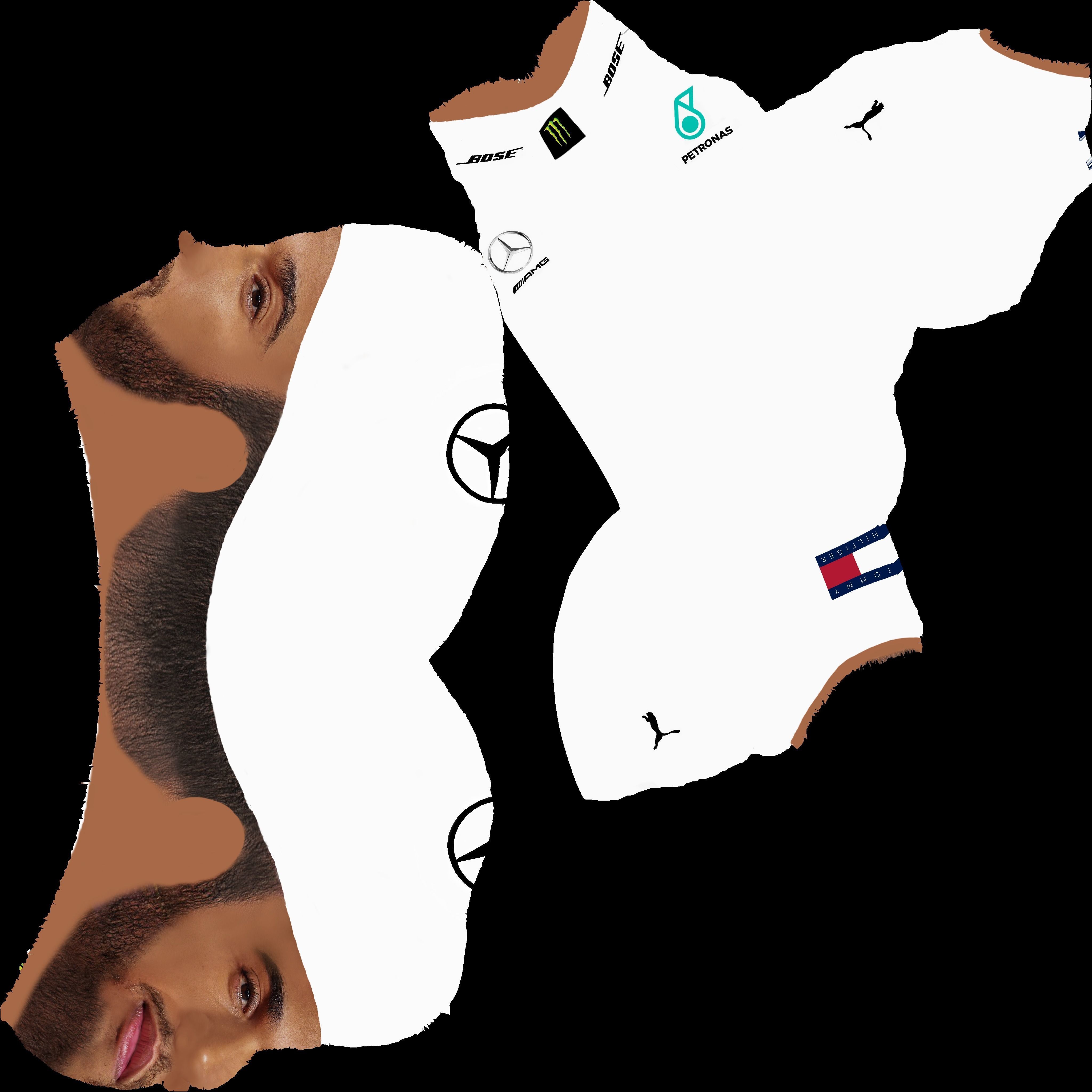 Lewis Hamilton bust ready for full color 3D printing 3D print model_24