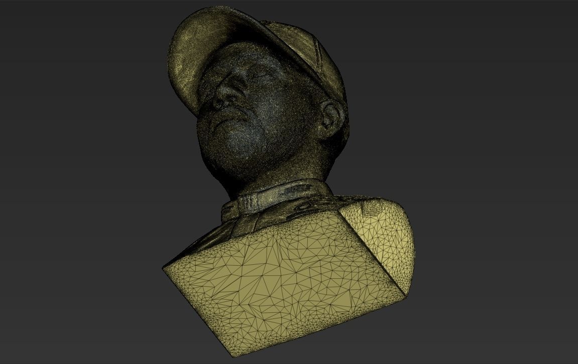 Lewis Hamilton bust ready for full color 3D printing 3D print model_58