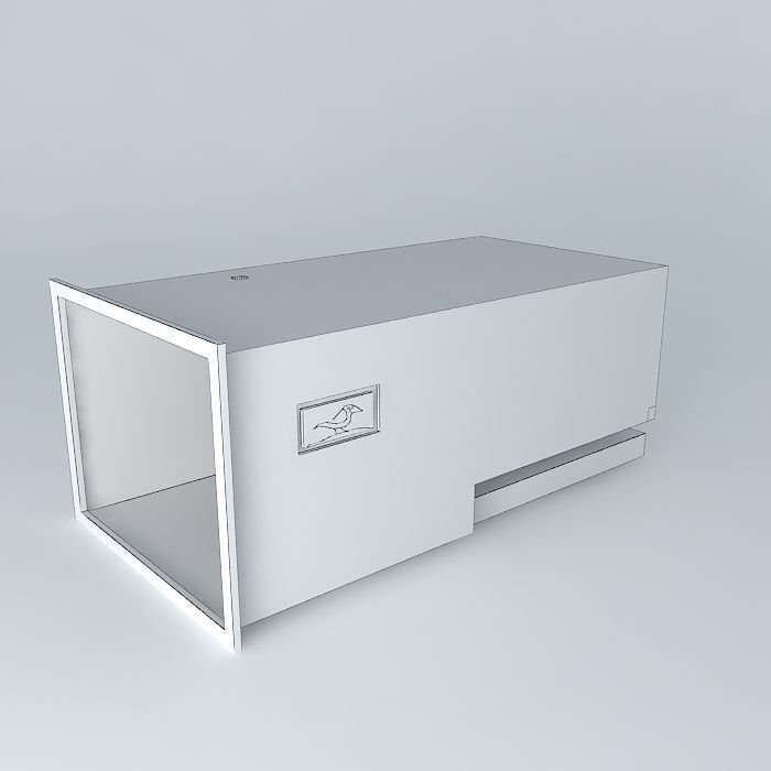 Lowsy small room picture illusion Free 3D model_4