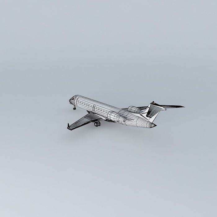 Template - Bombardier Canadair CRJ 200 3D model_4