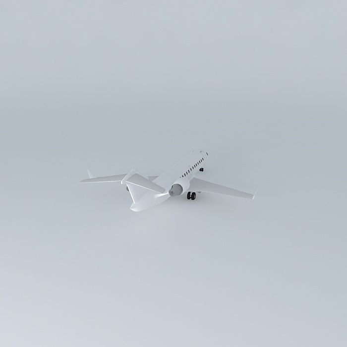 Template - Bombardier Canadair CRJ 200 3D model_1