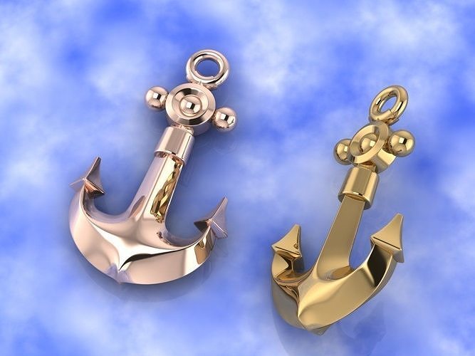 anchor 3D print model