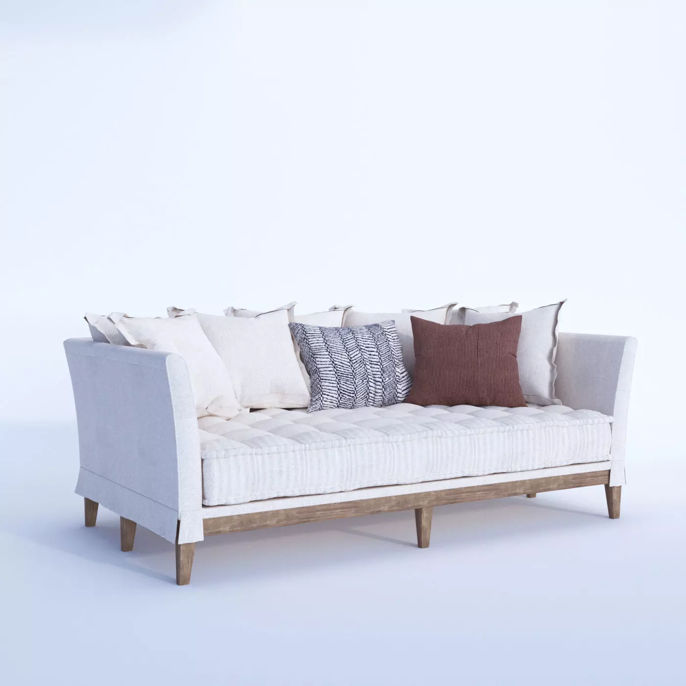 Theory Four Hands Daybed Sofa 3D model