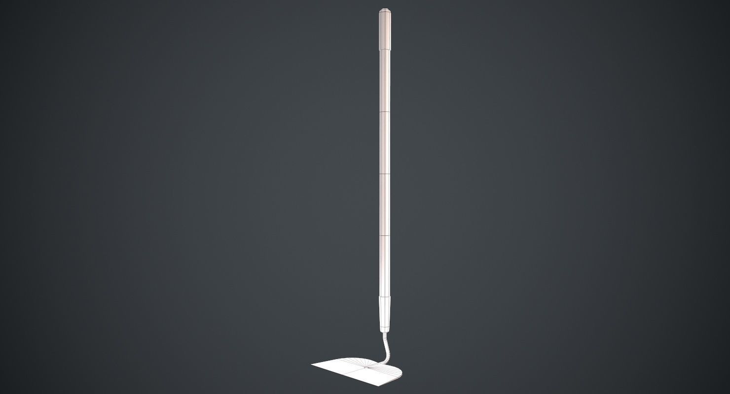 Hoe 3B Low-poly 3D model_6