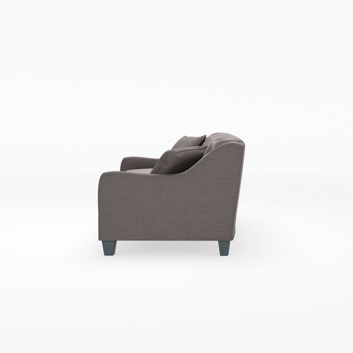 Home Decorators Collection Riemann Smoke Polyester Sofa 3D model_8