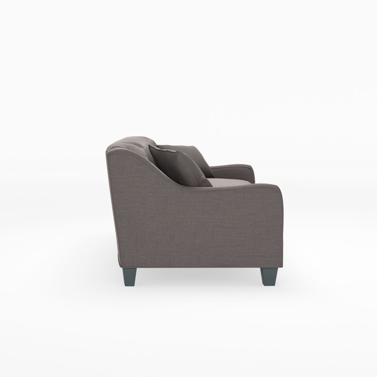 Home Decorators Collection Riemann Smoke Polyester Sofa 3D model_4