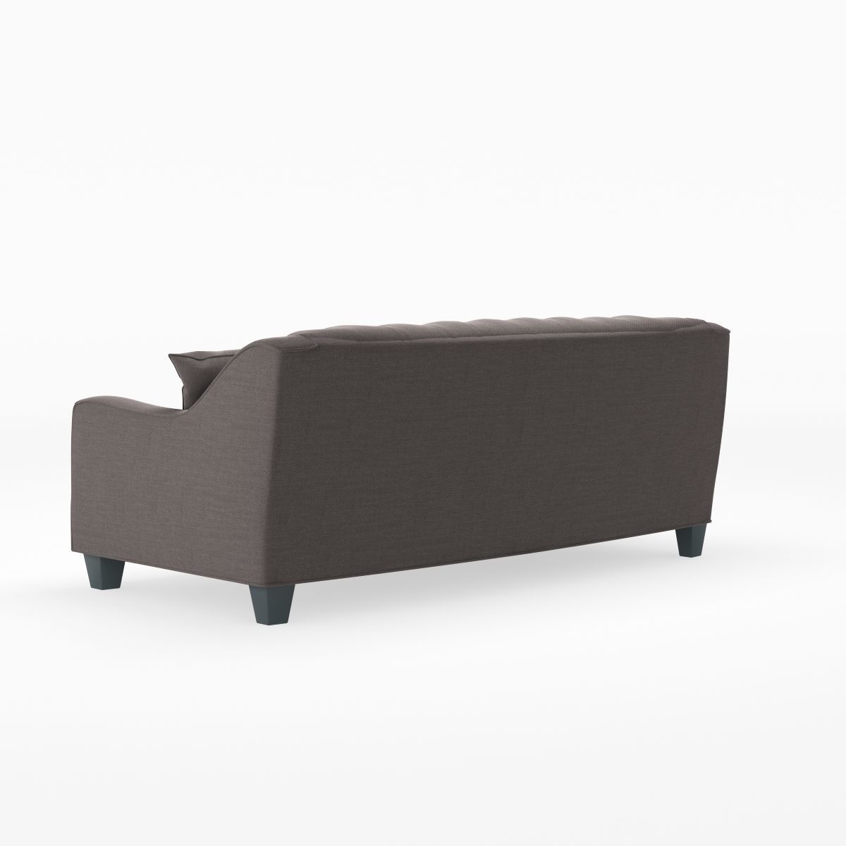 Home Decorators Collection Riemann Smoke Polyester Sofa 3D model_7
