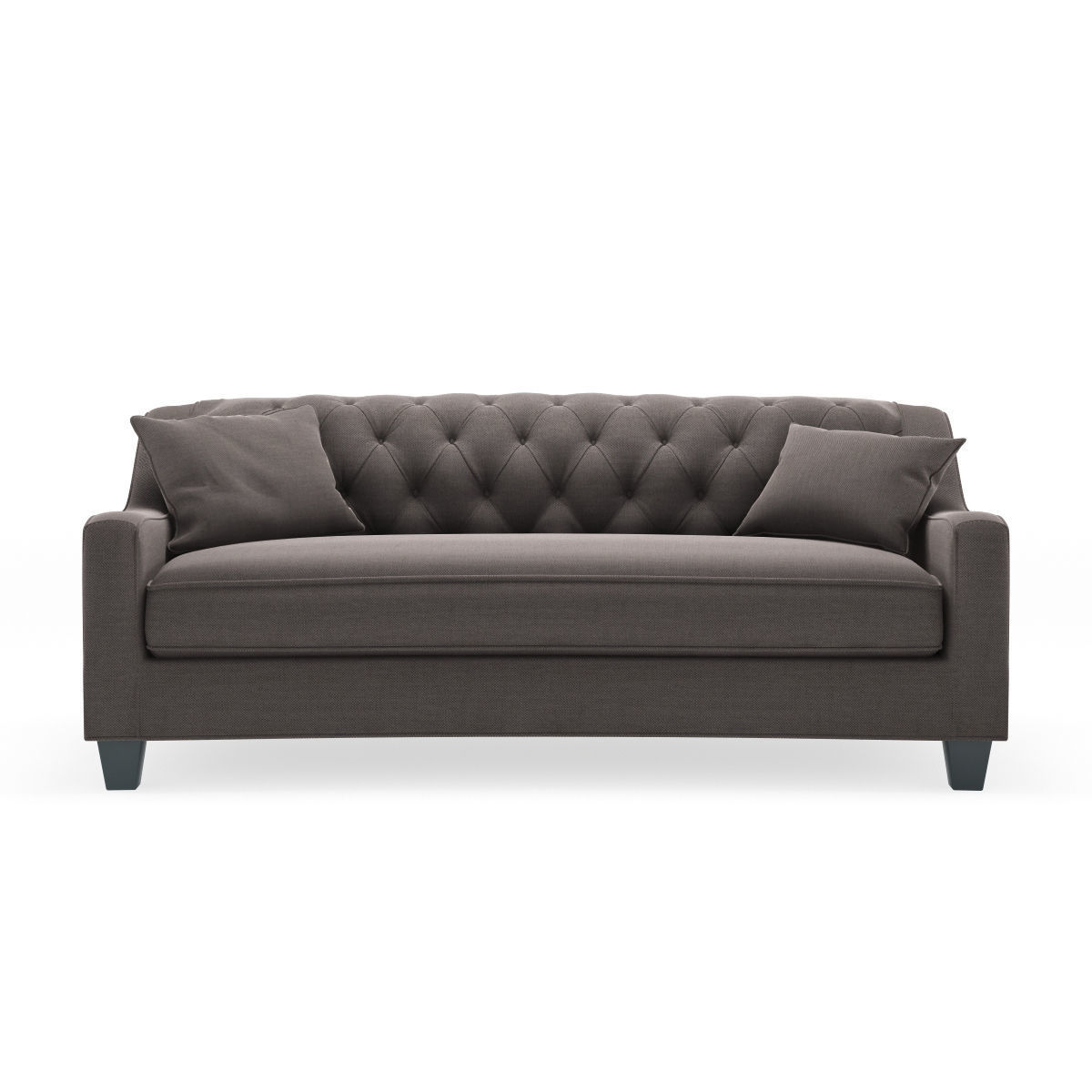 Home Decorators Collection Riemann Smoke Polyester Sofa 3D model_2