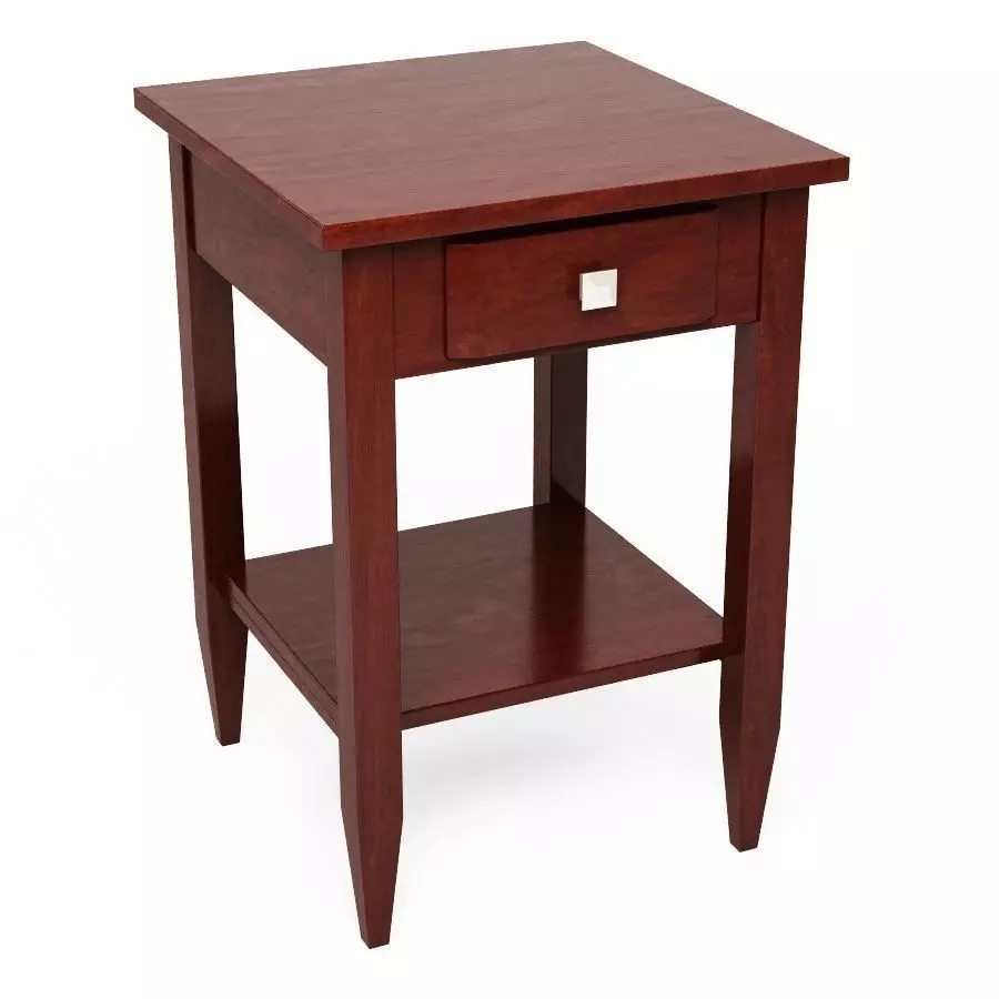 Winsome Wood Richmond Walnut End Table 3D model_0